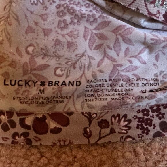 Lucky Brand medium bralette with removable padding purple - Picture 3 of 3